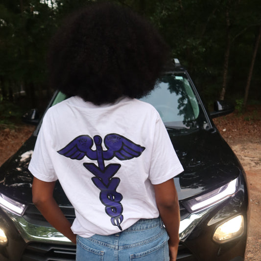 YVS Ascended Purple/White Tee