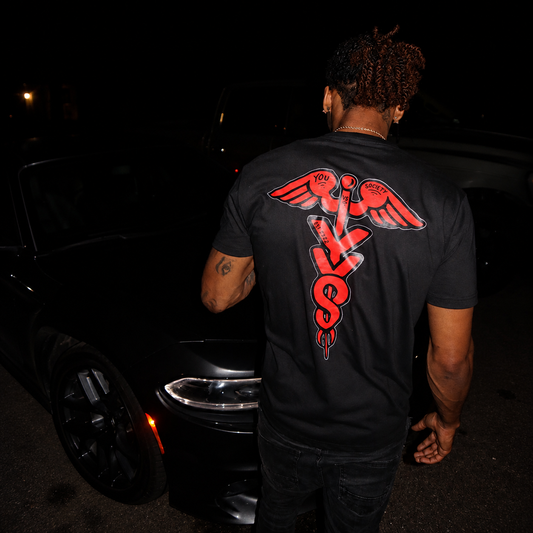 YVS Ascended Red/Black Tee