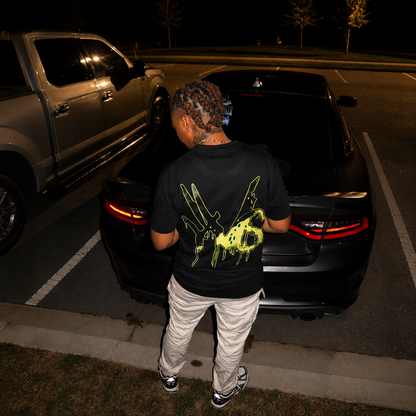 YVS OG - Yellow/Black Moon Theif Tee