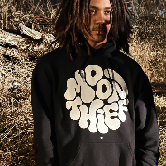 YVS OG White/Black Moon Thief Star Hoodie