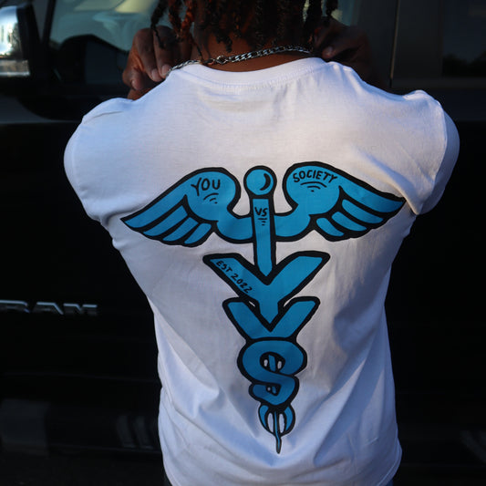 YVS Ascended Blue/White Tee