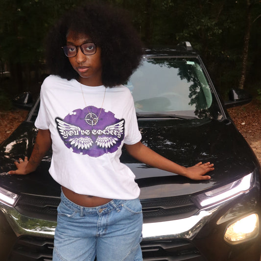 YVS Ascended Purple/White Tee