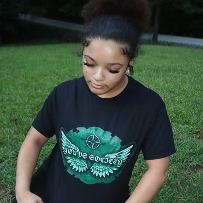 YVS Ascended Green/Black Tee