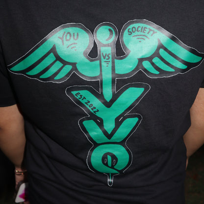 YVS Ascended Green/Black Tee